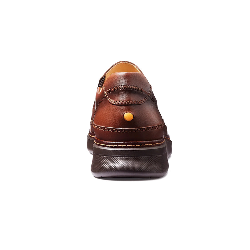 Samuel Hubbard Rafael Hyrbrid Leather Slip-On Cognac