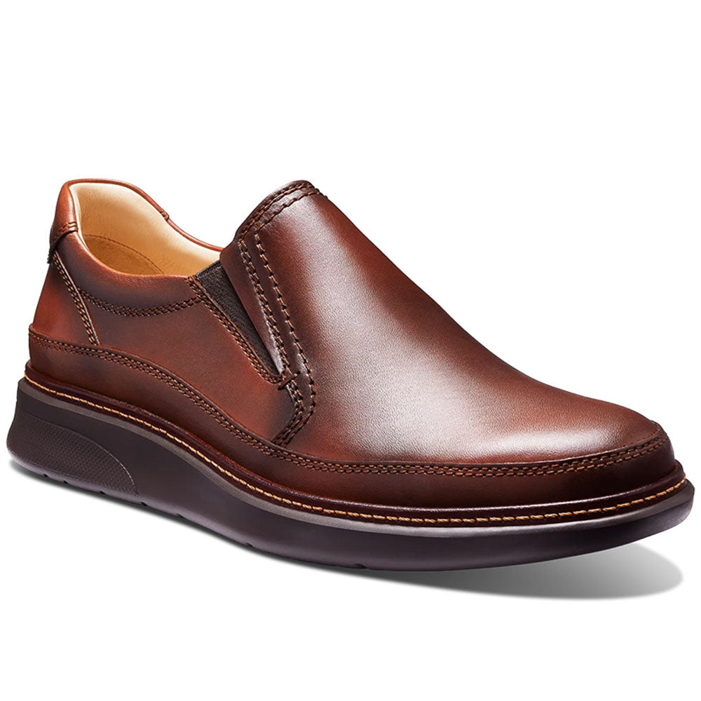 Samuel Hubbard Rafael Hyrbrid Leather Slip-On Cognac