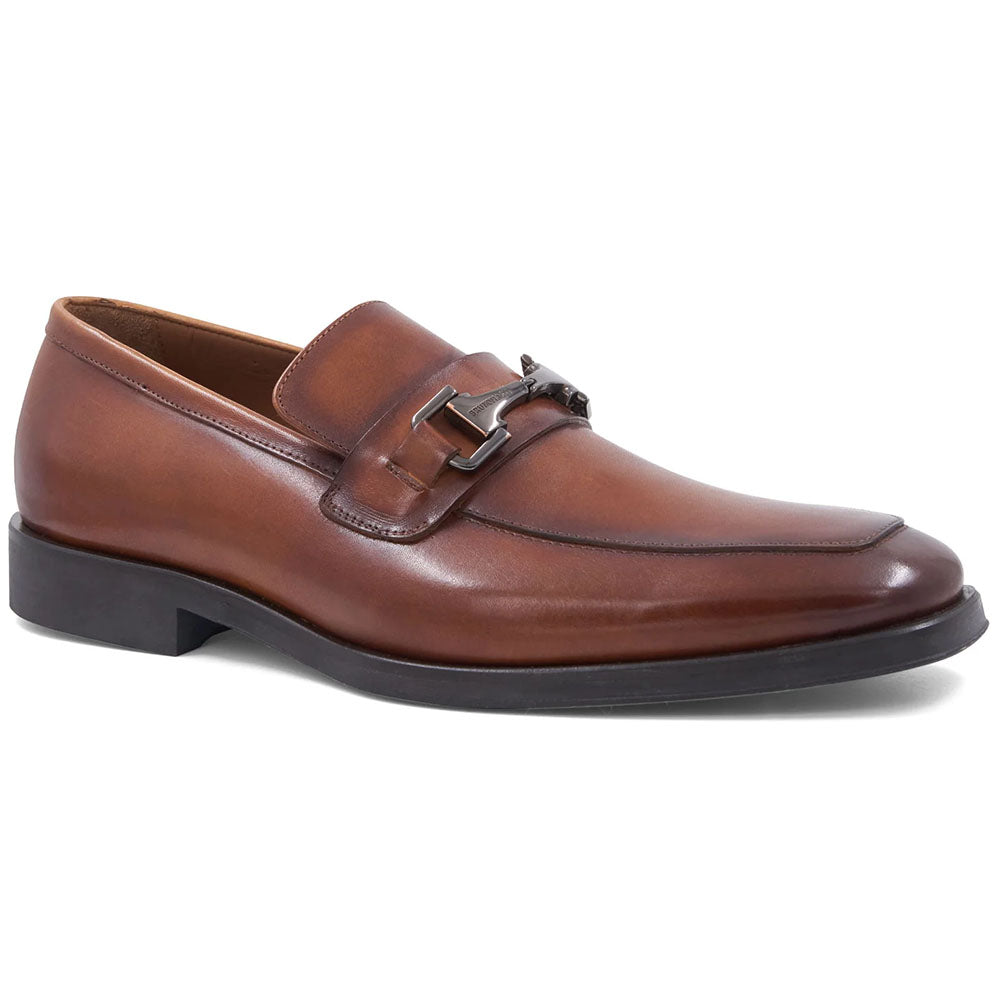 Bruno Magli Raging Leather Bit Loafer Cognac