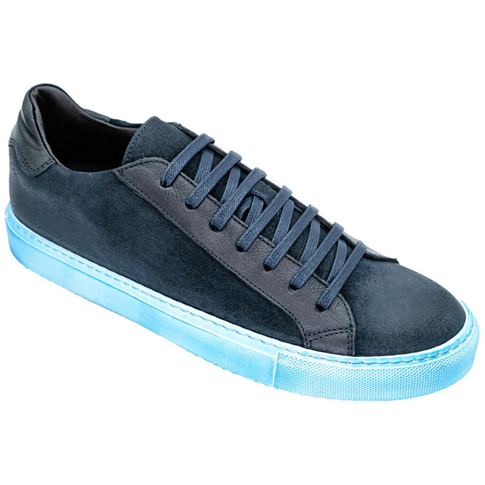 Giovacchini by Belvedere Rino Suede Sneaker Blue