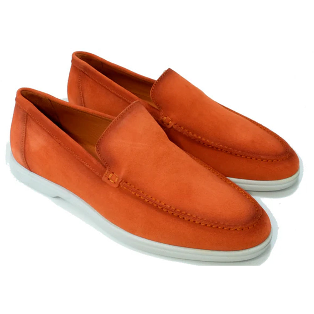 Alan Payne Rio Suede Shoes Tangerine