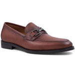 Bruno Magli Roberto Tumbled Leather Bit Loafer Cognac