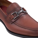 Bruno Magli Roberto Tumbled Leather Bit Loafer Cognac