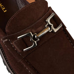 Bruno Magli Rocky Suede Bit Loafer Brown