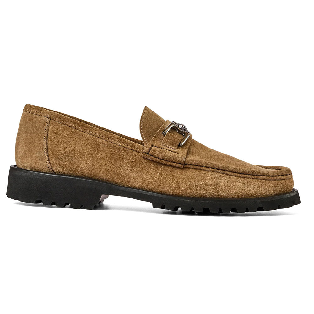 Bruno Magli Rocky Suede Bit Loafer Taupe