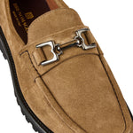 Bruno Magli Rocky Suede Bit Loafer Taupe