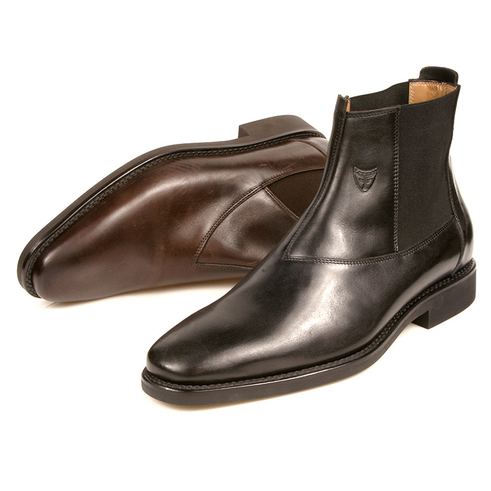 Michael Toschi Ronald Leather Boots Black