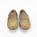 Calzoleria Toscana Zula Velour / Suede Penny Driving Loafer Rope