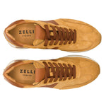 Zelli Roxi Italian Nappa & Calfskin Sneaker Cognac (66-265-CGN)