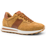 Zelli Roxi Italian Nappa & Calfskin Sneaker Cognac (66-265-CGN)