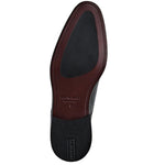 Bruno Magli Salerno Leather Derby Black Saffiano