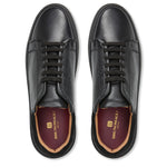 Bruno Magli Salvatore Lace-To-Toe Leather Sneaker Black / Black