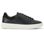 Bruno Magli Salvatore Lace-To-Toe Leather Sneaker Black
