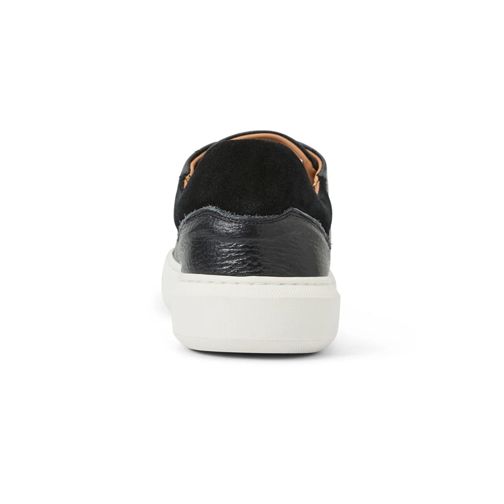 Bruno Magli Lace-To-Toe Leather Sneaker Black