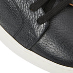 Bruno Magli Lace-To-Toe Leather Sneaker Black