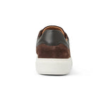 Bruno Magli Salvatore Lace-To-Toe Suede Sneaker Brown