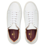 Bruno Magli Salvatore Lace-To-Toe Leather Sneaker White