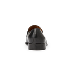 Bruno Magli Sante Double Gore Leather Bit Loafers Black