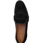 Superglamourous Savoy Velour Slippers Black