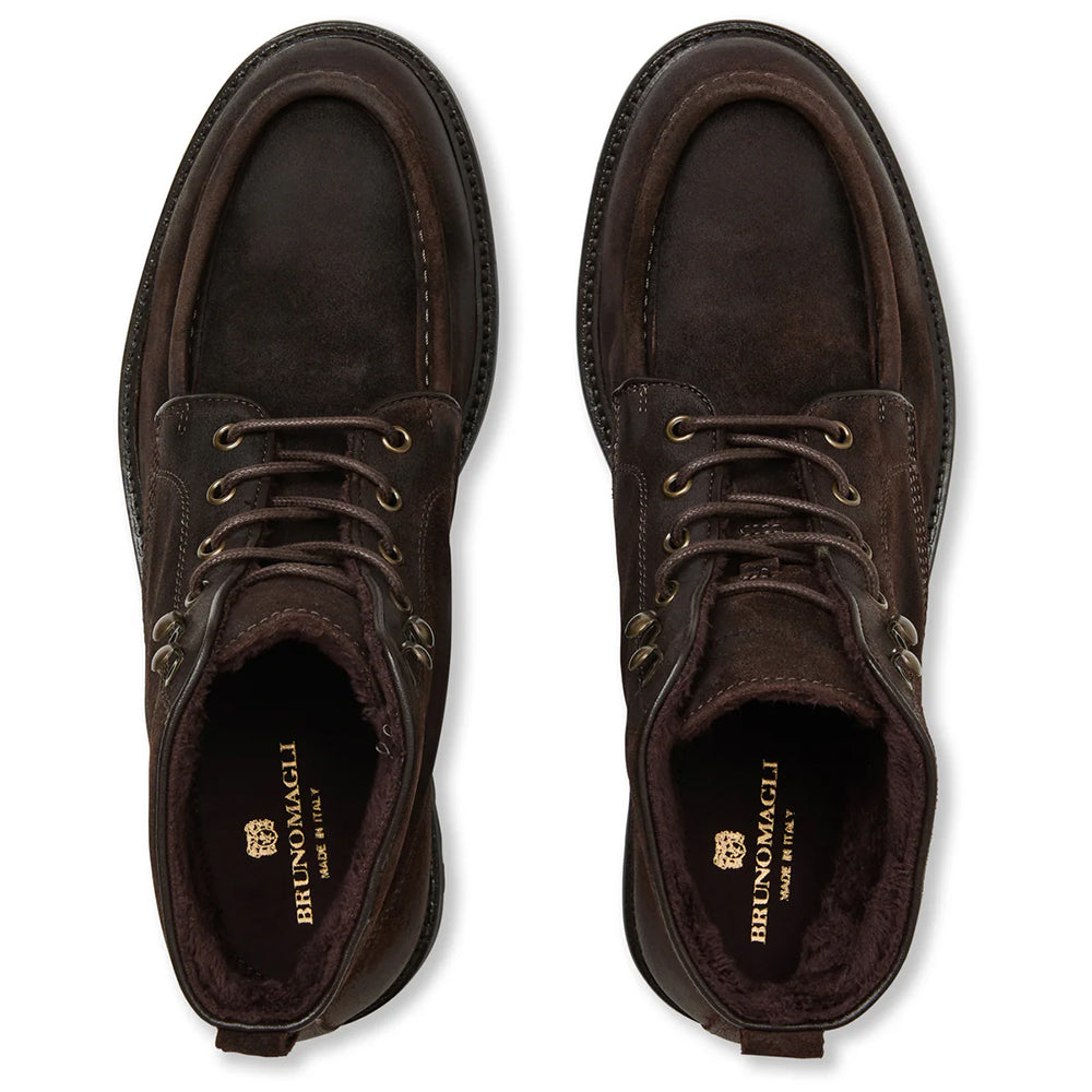 Bruno Magli Scotty Suede Boot Brown