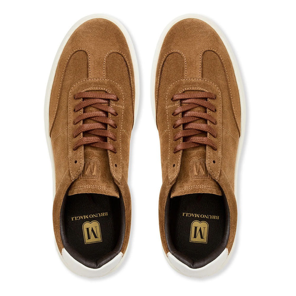 Bruno Magli "M" Collection Serafino Suede Sneaker Brown