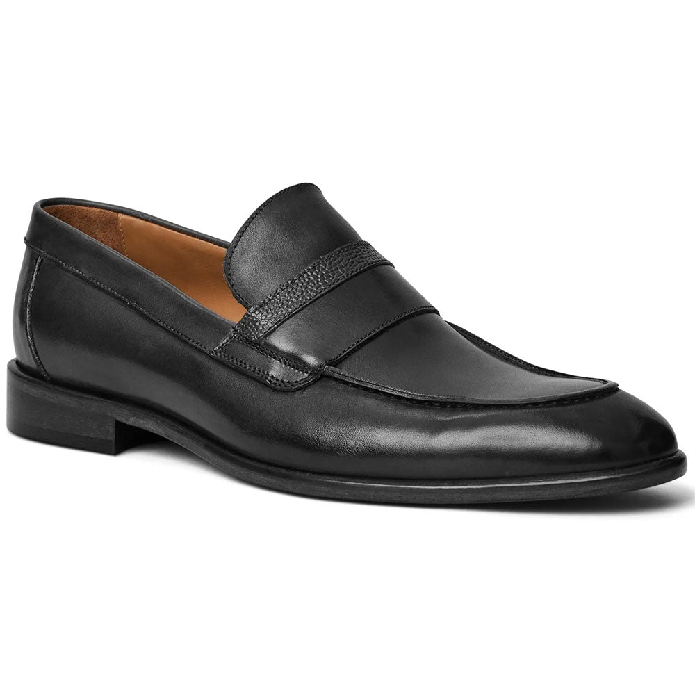 Bruno Magli Severino Italian Leather Loafer Black