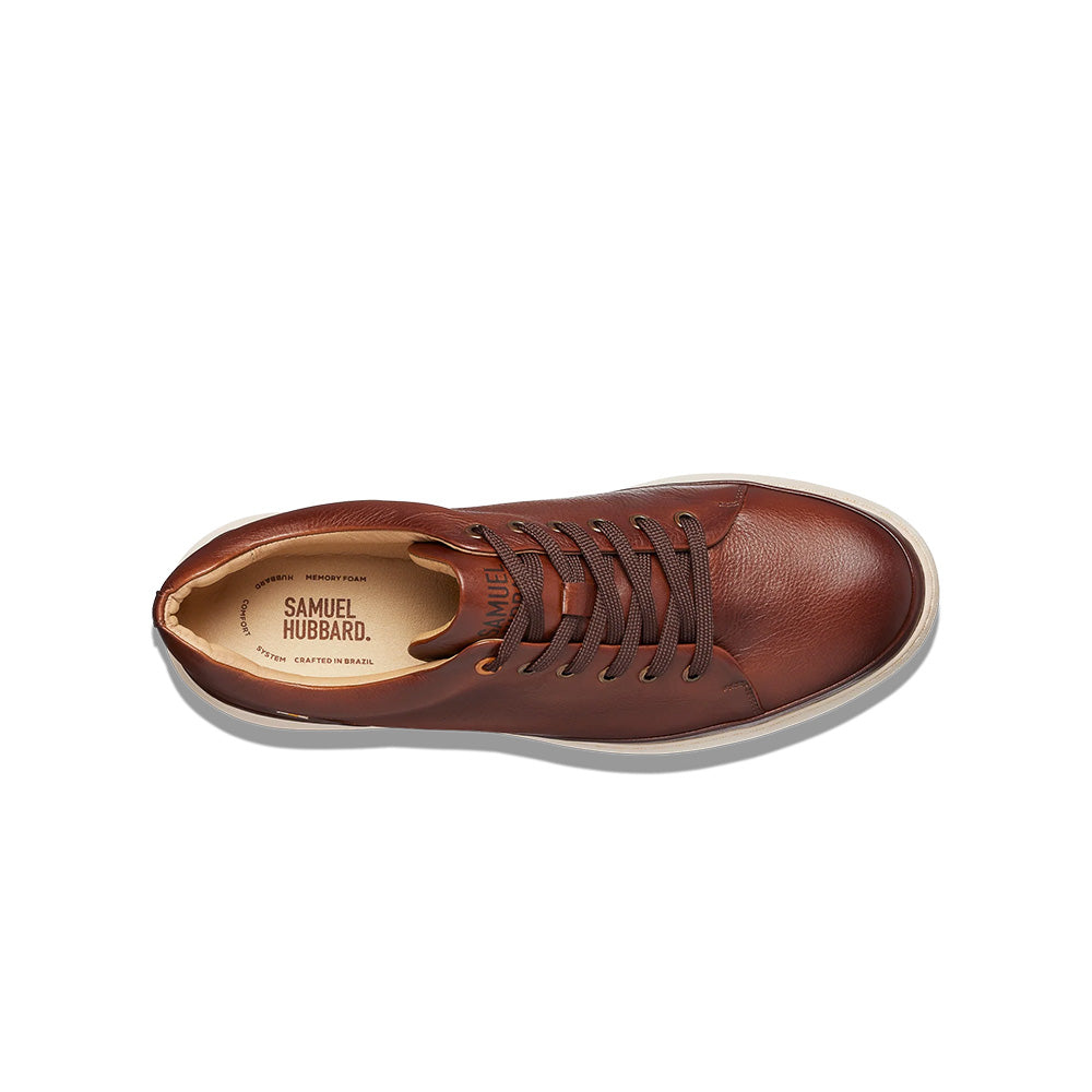 Samuel Hubbard Featherlight Fast Lace-Up Sneaker Cognac