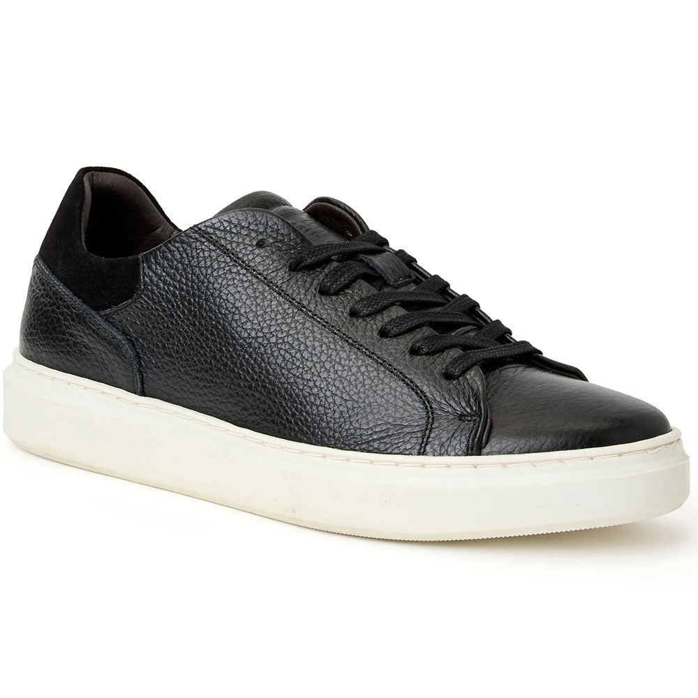 Bruno Magli "M" Collection Sierra Tumbled Leather Sneaker Black