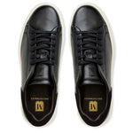 Bruno Magli "M" Collection Sierra Tumbled Leather Sneaker Black