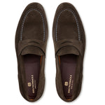 Bruno Magli Silas Suede Loafers Brown