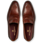 Bruno Magli Silvestro Embossed Loafer Cognac