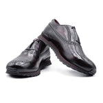 Zelli Calfskin Sneaker Black Cherry