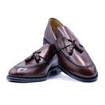 Zelli Calfskin Tassel Loafer - Dark Brown