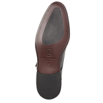 Bruno Magli Solero Leather Single Monkstrap Loafers Black