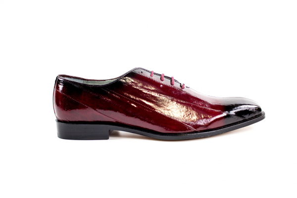 Belvedere Stella Eel Lace Up Shoes Antique Scarlet Red