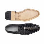 Belvedere Susa Crocodile/Ostrich Shoes Black