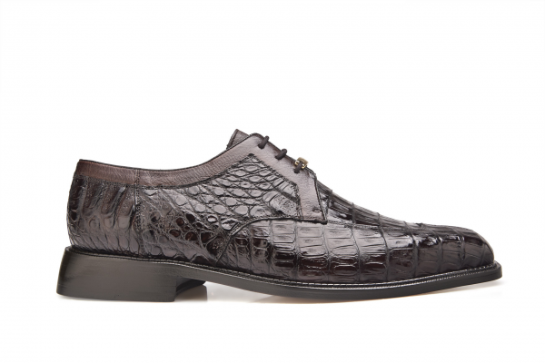 Belvedere Susa Crocodile/Ostrich Shoes Brown