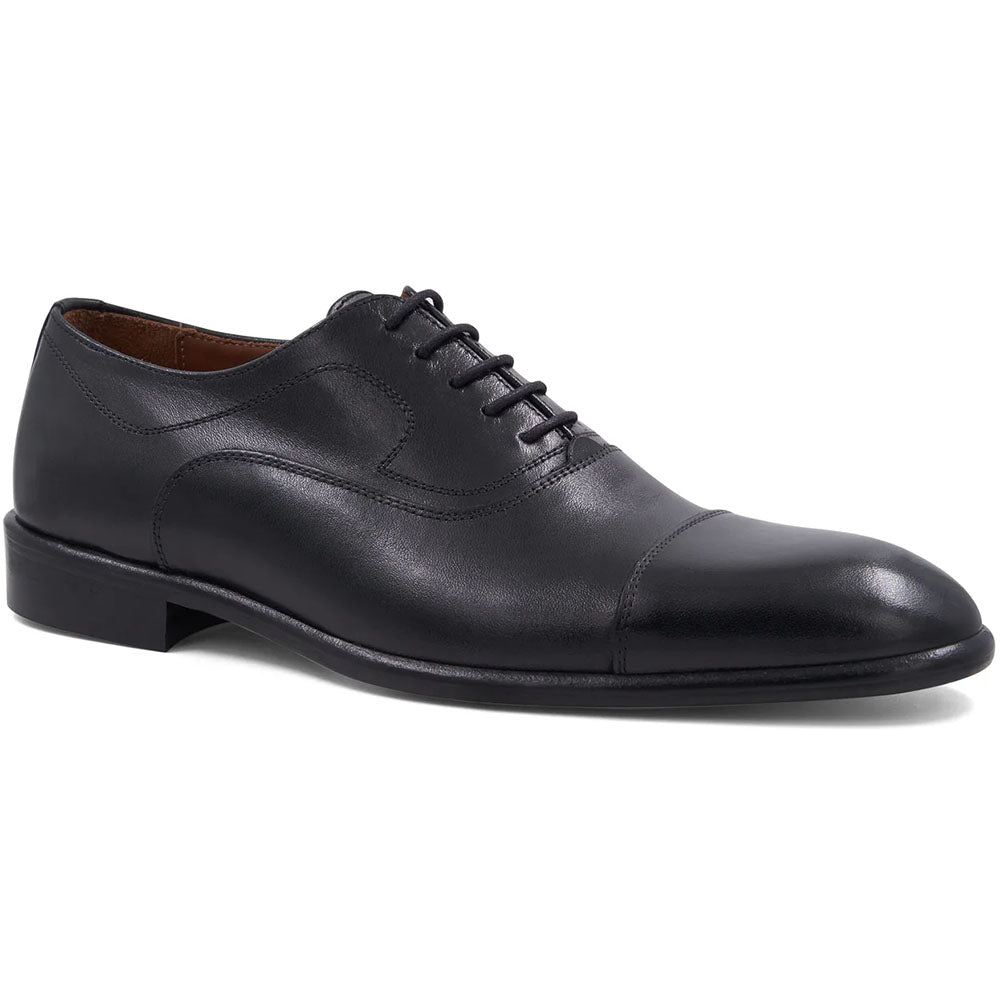 Bruno Magli Sergio Leather Cap Toe Oxford Black