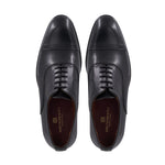 Bruno Magli Sergio Leather Cap Toe Oxford Black
