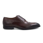 Bruno Magli Sergio Leather Cap Toe Oxford Brown