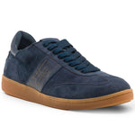Zelli Shizzo Calfskin Signature Sneaker Navy (65-400-NVY)