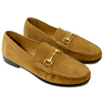 Alan Payne Snaffle Suede Bit Loafers Buck