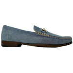 Alan Payne Snaffle Suede Bit Loafers Light Blue