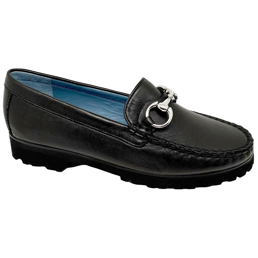 Robert Zur Women's Soho True Glove Bit Loafer Black