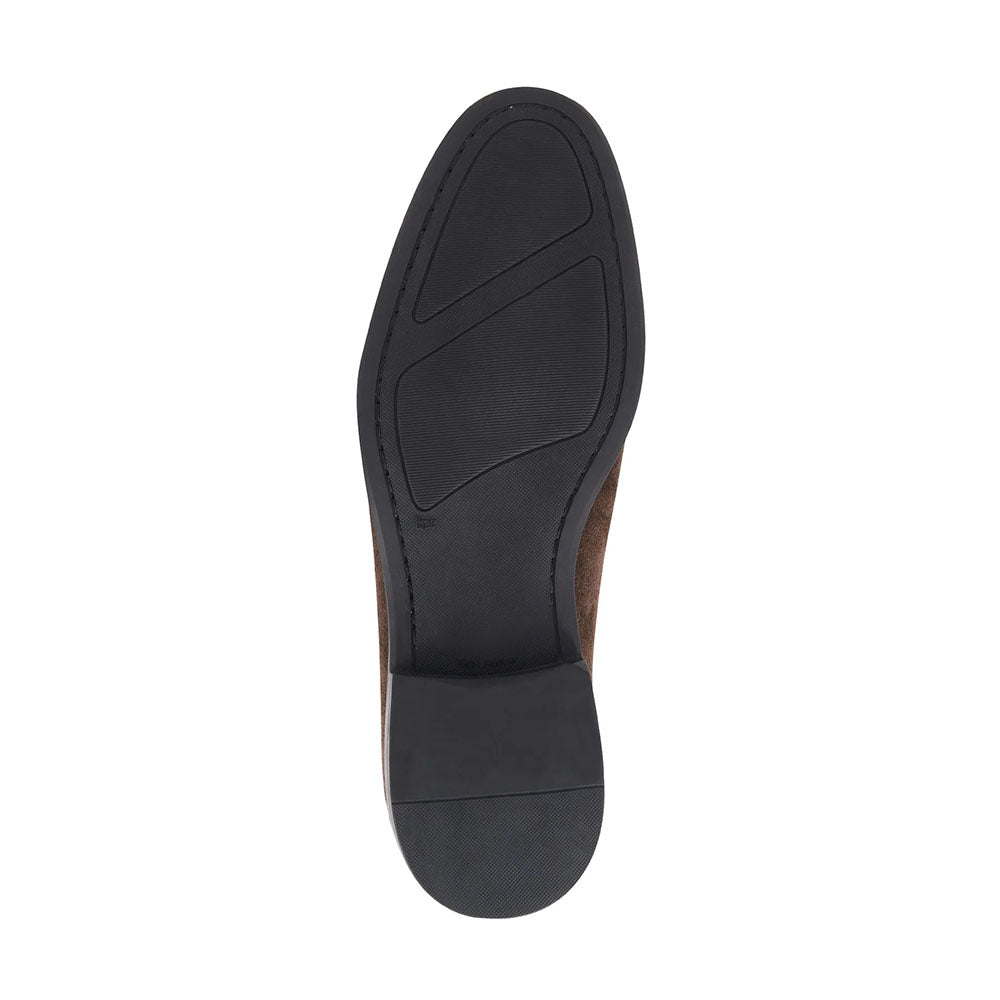Bruno Magli Sonny Suede Slip-On Loafer Dark Brown