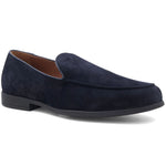 Bruno Magli Sonny Suede Slip-On Loafer Navy