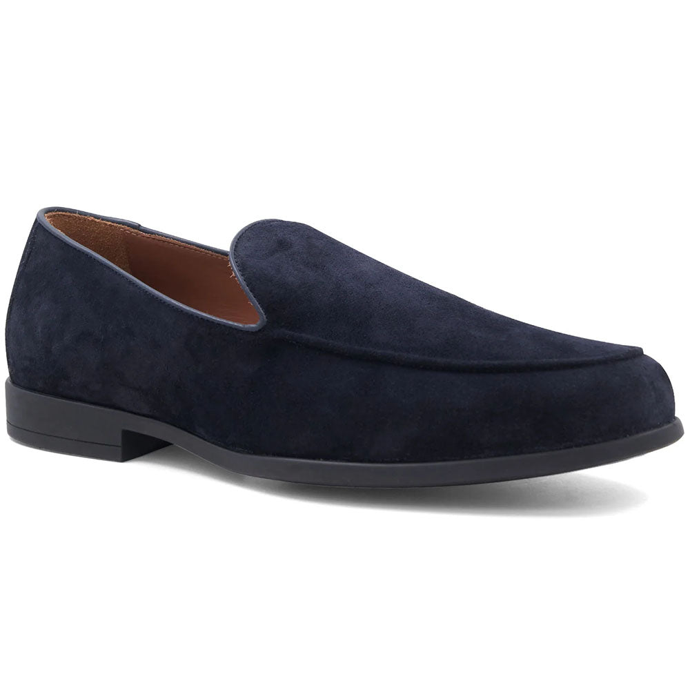 Bruno Magli Sonny Suede Slip-On Loafer Navy
