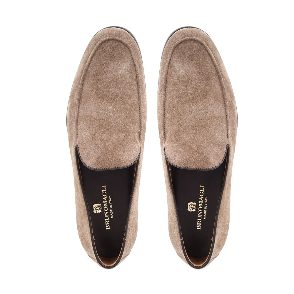 Bruno Magli Sonny Suede Slip-On Loafer Sand