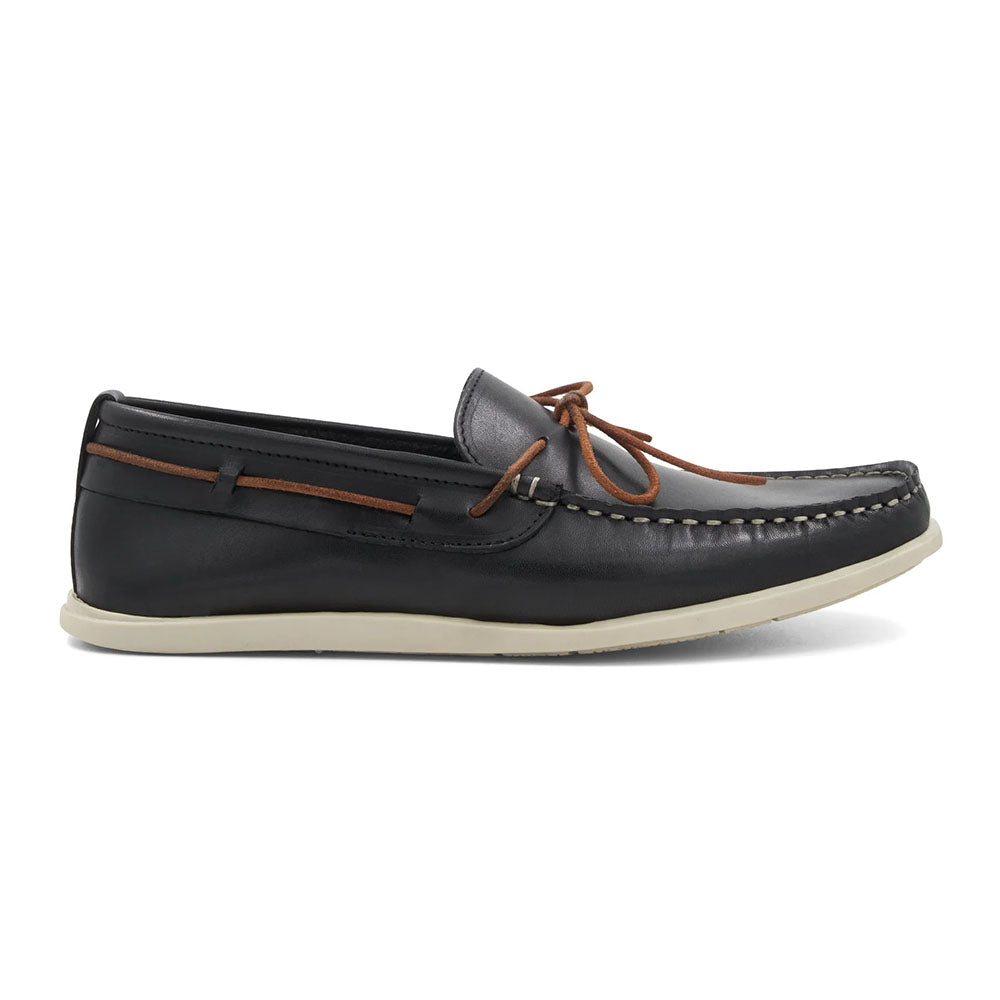 Bruno Magli Starboard Leather Moccasin Black