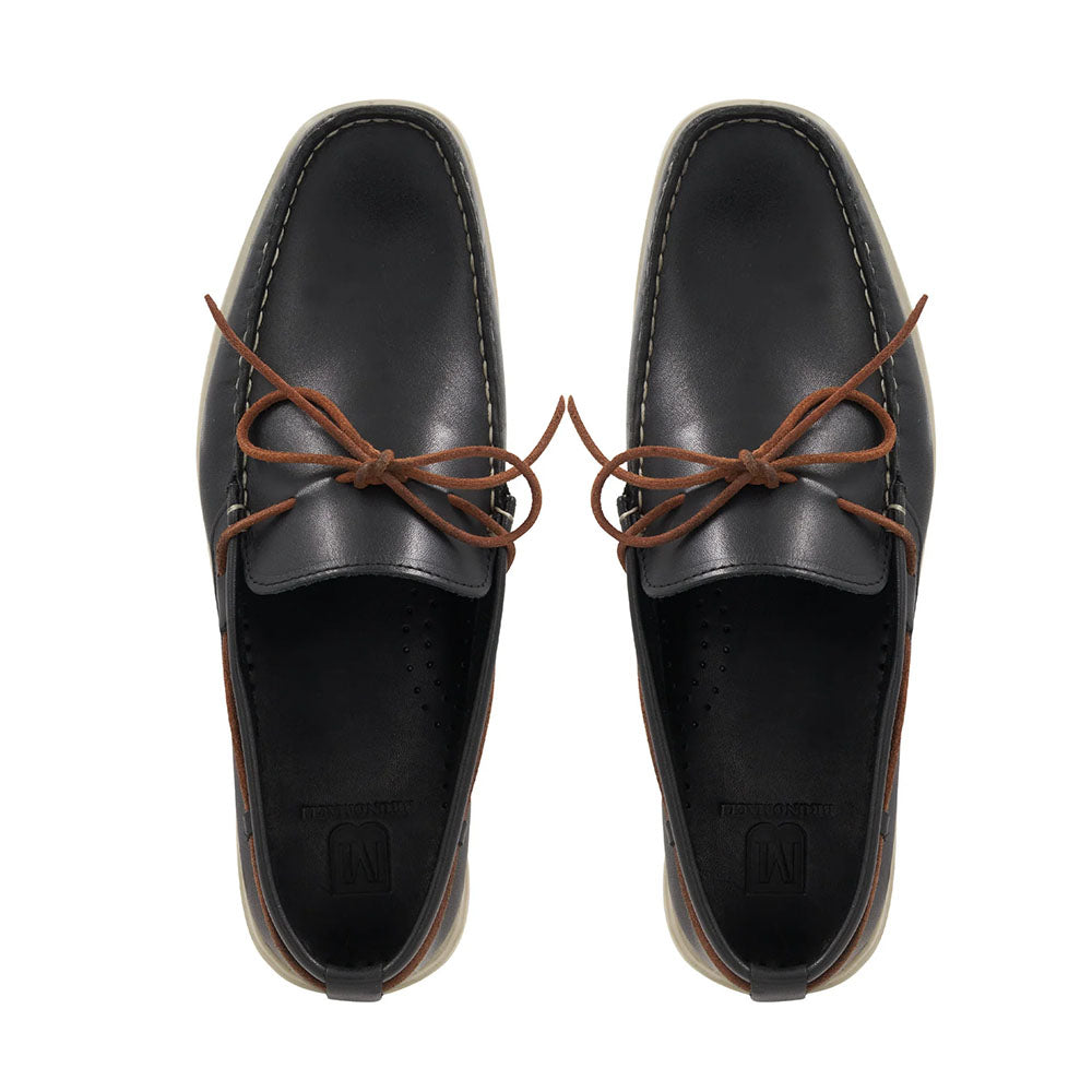 Bruno Magli Starboard Leather Moccasin Black